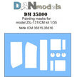 Painting Masks for car model Zil-131 (for ICM 35515-35516) Scale 1:35 DAN Models DM 35800