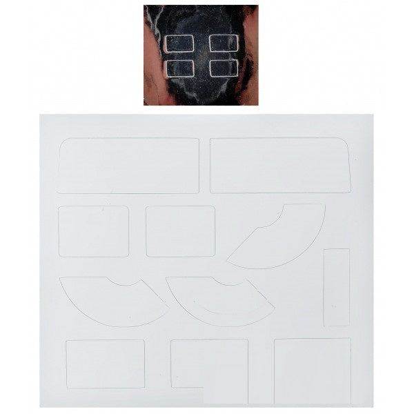 Painting Masks for Hammer model (for Zvezda 3662,3575,3576) + Akhobby rear-view mirrors Scale 1:35 DAN Models DM 35804A