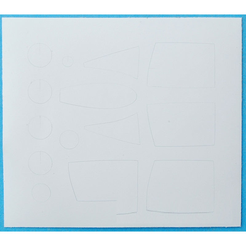 Painting Masks for MiG-25 aircraft model RBT, RB (for ICM 1/48) Scale 1:48 DAN Models DM 48116