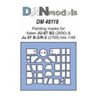 Painting Masks for aircraft model JU 87 B-2 / JU-87 B-2/R-2 (for Italeri 2690, 2769 - 1/48) Scale 1:48 DAN Models DM 48118