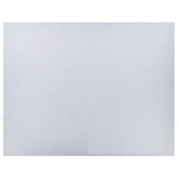 Painting Masks for MiG-21 aircraft model (for Eduard MiG-21MF/MFN/MT/SMT/PFM/R/Bis) Scale 1:48 DAN Models DM 48120