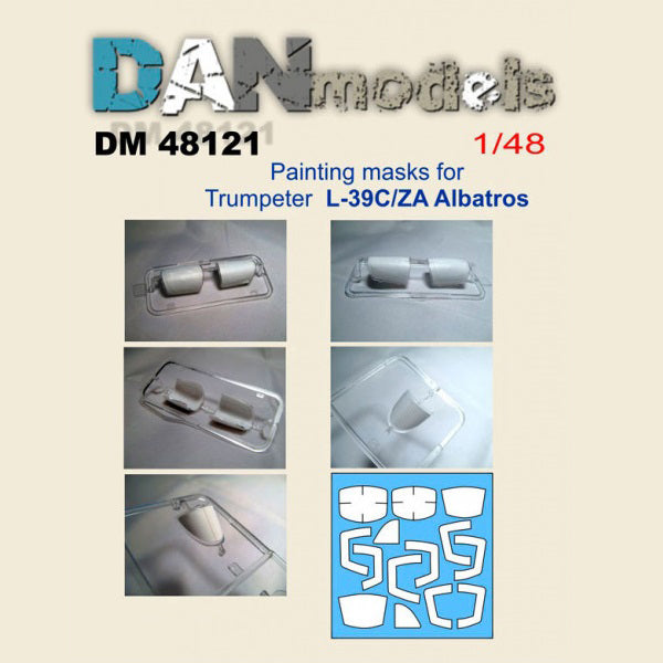 Painting Masks for aircraft model L-39C/ZA Albatros (for Trumpeter) Scale 1:48 DAN Models DM 48121