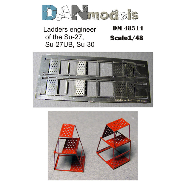 Ladder technique. Su-27, 27UB, 30 Scale 1:48 DAN Models DM 48514
