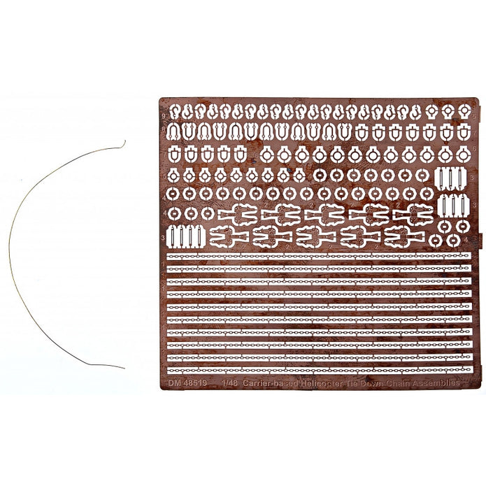 Aircraft mooring chains and equipment Scale 1:48 DAN Models DM 48519