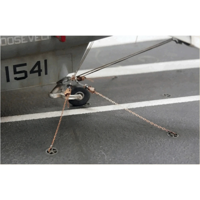 Aircraft mooring chains and equipment Scale 1:48 DAN Models DM 48519