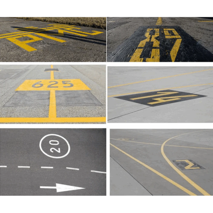 Stencil for marking on the airfield concrete Scale 1:48 DAN Models DM 48531