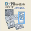 Painting Masks for An-12 aircraft model (for Roden kit 1/72) Scale 1:72 DAN Models DM 72113