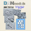 Painting Masks for MiG-25 aircraft model (for ICM kit 1/72) Scale 1:72 DAN Models DM 72114