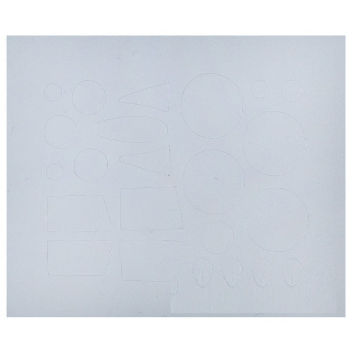 Painting Masks for MiG-25 aircraft model (for ICM kit 1/72) Scale 1:72 DAN Models DM 72114