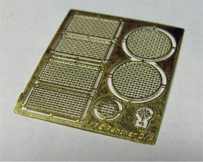 Engine grilles Panther D (for Zvezda 5010) Scale 1:72 DAN Models DM 72401