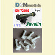 ATGM Javelin. Javelin. Set of 6 pcs. Resin 3D Scale 1:72 DAN Models DM 72404