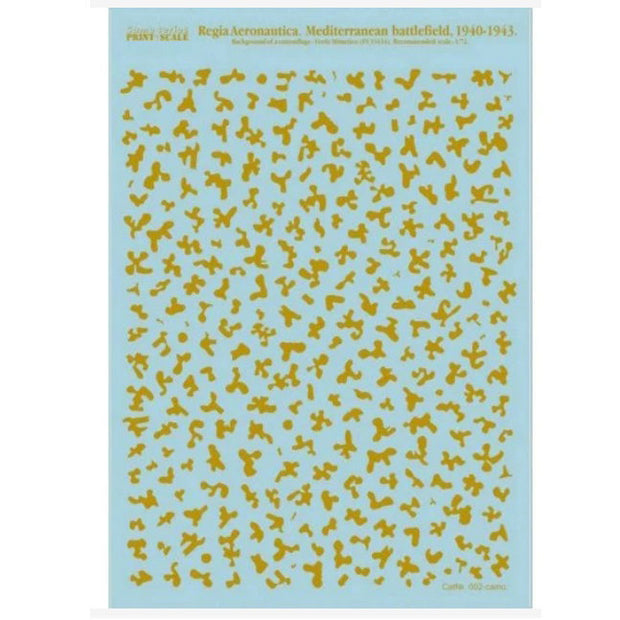Print Scale 002-camo Decal 1:72 Regia Aeronautica. Mediterranean battlefield, 1940-1943