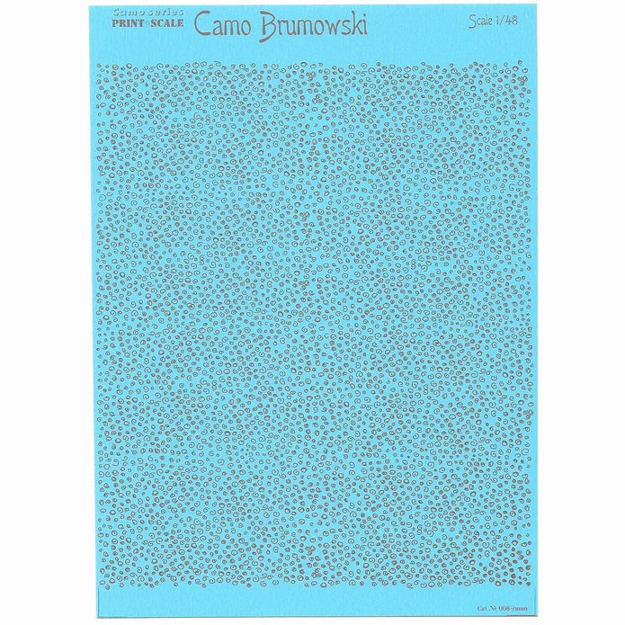 Print Scale 008-camo Decal Camo Brumowski Scale 1:48 for Aircraft Plastic model kit