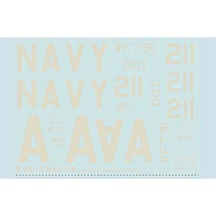 Print Scale 32-023 Decal F4U Corsair. The complete set 1.5 leaf Scale 1:32 for Aircraft Plastic model kit