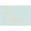 Print Scale 32-023 Decal F4U Corsair. The complete set 1.5 leaf Scale 1:32 for Aircraft Plastic model kit