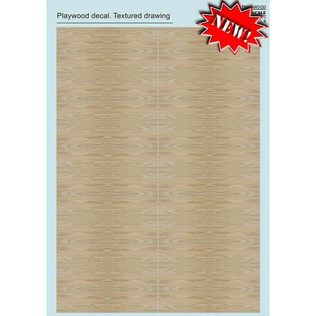 Print Scale 033-camo Decal Plywood Decal Textured drawing Part 3 Scale 1:72-1:48 for Aircraft Plastic model kit