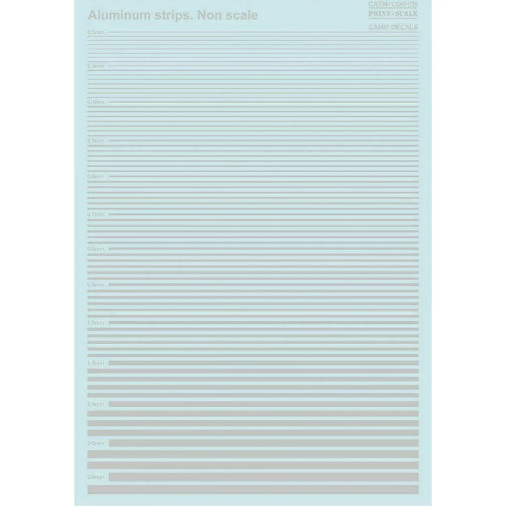 Print Scale 039-camo Decal Non scale Aluminum Camo