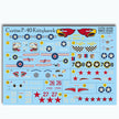 Print Scale 144-006 Decal Curtiss P40 Kittyhawks Scale 1:144 for Aircraft Plastic model kit