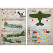 Print Scale 144-021 Decal Polikarpov I-16 Scale 1:144 for Aircraft Plastic model kit