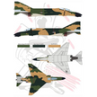 Print Scale 32-004 Decal F-4 Phantom II in Viet Nam war Part 1 Scale 1:32 for Aircraft Plastic model kit