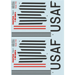 Print Scale 32-017 Decal 1:32 American F-86E Sabre Part 1 The complete set 2.5 leaf