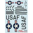 Print Scale 32-018 Decal 1:32 North American F-86 Sabre Part-2. The complete set 2.5 leaf