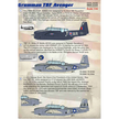 Print Scale 32-022 Decal Grumman TBF Avenger The complete set 2 leaf Scale 1:32 for Aircraft Plastic model kit