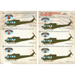 Print Scale 32-031 Decal 1:32 UH-1 Air Ambulance in Vietnam War + Technical Stencils The complete set 2 leaf
