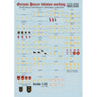 Print Scale 35-002 Decal Emblems tank division of Germany 1939-45, A part 2 Scale 1:35 for Tank Plastic model kit