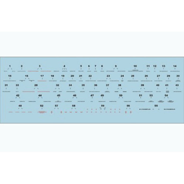 Print Scale 48-008 Decal Mig-21 Fishbed Scale 1:48 for Aircraft Plastic model kit