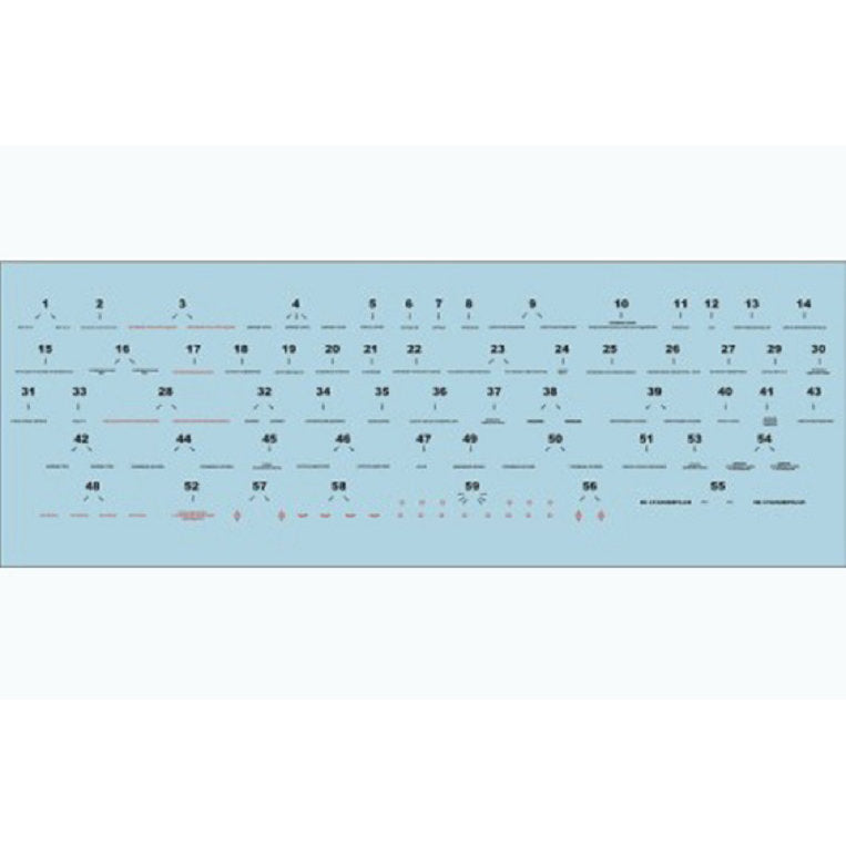 Print Scale 48-008 Decal Mig-21 Fishbed Scale 1:48 for Aircraft Plastic model kit