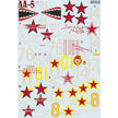 Print Scale 48-018 Decal La-5 Part 1 Scale 1:48 for Aircraft Plastic model kit