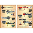 Print Scale 48-025 Decal Fokker D VII Part 1 The complete set 4 leaf Scale 1:48 for Aircraft Plastic model kit