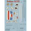 Print Scale 48-026 Decal Fokker D VII Part 2 The complete set 3 leaf Scale 1:48 for Aircraft Plastic model kit