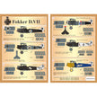 Print Scale 48-026 Decal Fokker D VII Part 2 The complete set 3 leaf Scale 1:48 for Aircraft Plastic model kit