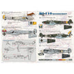 Print Scale 48-028 Decal Messershmit Me-110 Part 2 Scale 1:48 for Aircraft Plastic model kit