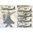 Print Scale 48-031 Decal F-15E EAGLES Part 2 Scale 1:48 for Aircraft Plastic model kit