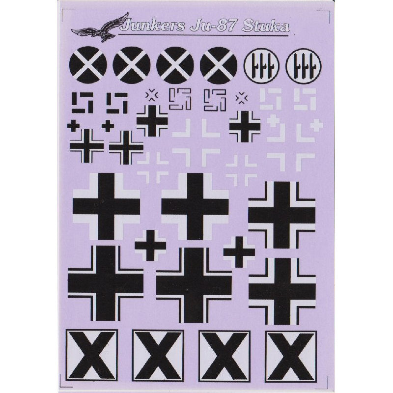 Print Scale 48-032 Decal Junkers Ju-87 Stuka The complete set 2 leaf Scale 1:48 for Aircraft Plastic model kit