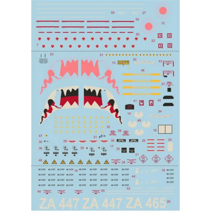 Print Scale 48-040 Decal Panavia Tornado Part 1 The complete set 2.5 leaf Scale 1:48 for Aircraft Plastic model kit