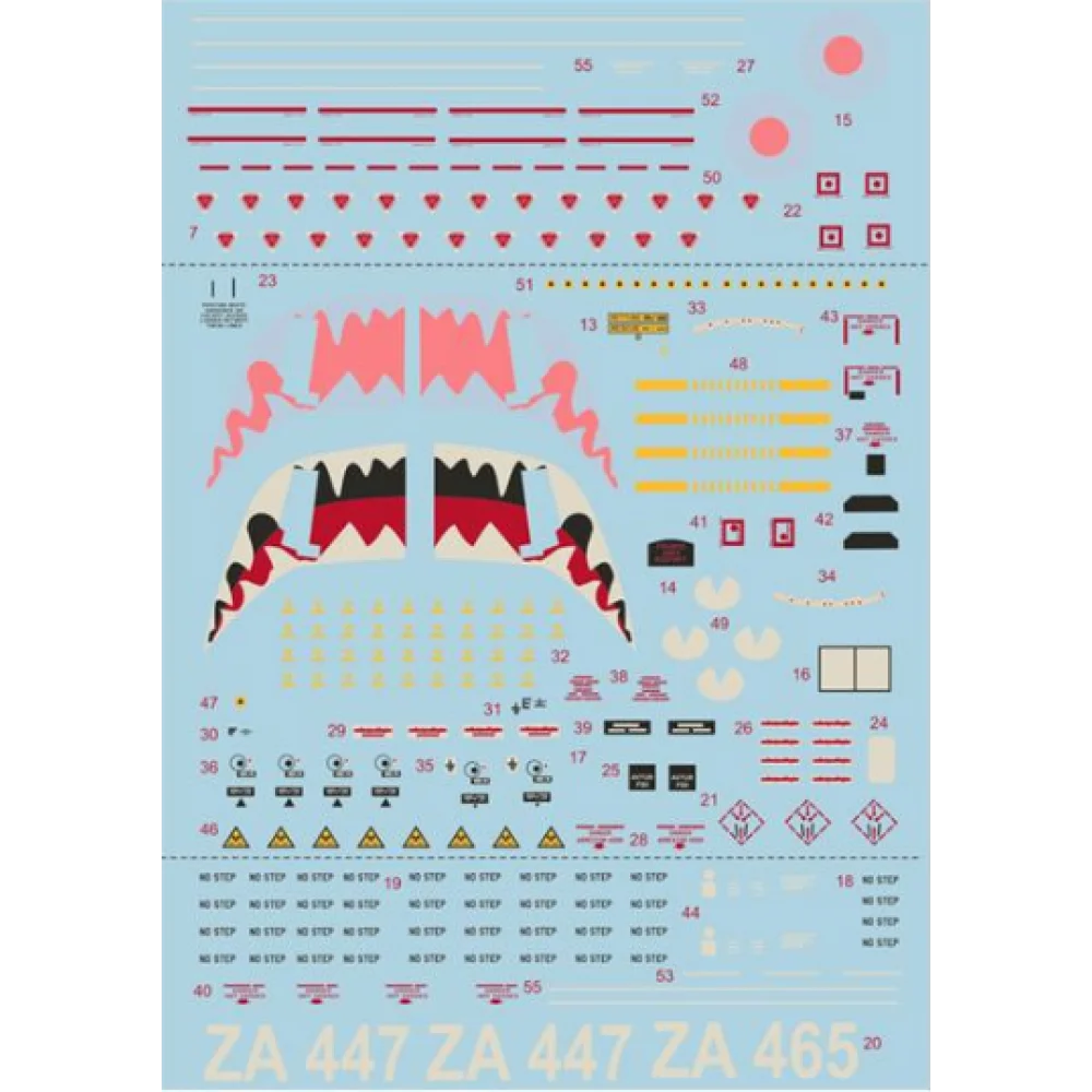 Print Scale 48-040 Decal Panavia Tornado Part 1 The complete set 2.5 leaf Scale 1:48 for Aircraft Plastic model kit