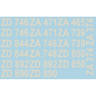Print Scale 48-040 Decal Panavia Tornado Part 1 The complete set 2.5 leaf Scale 1:48 for Aircraft Plastic model kit