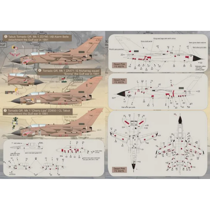 Print Scale 48-040 Decal Panavia Tornado Part 1 The complete set 2.5 leaf Scale 1:48 for Aircraft Plastic model kit