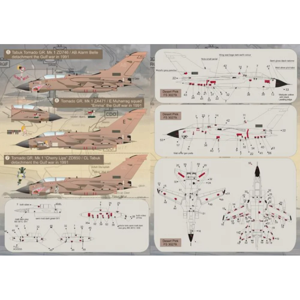 Print Scale 48-040 Decal Panavia Tornado Part 1 The complete set 2.5 leaf Scale 1:48 for Aircraft Plastic model kit