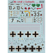Print Scale 48-048 Decal Messershmit Me-109 F2 Part 1 Scale 1:48 for Aircraft Plastic model kit
