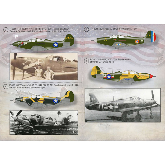 Print Scale 48-059 Decal Р-39 Airacobra Scale 1:48 for Aircraft Plastic model kit