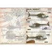 Print Scale 48-060 Decal Bell OH-58 Kiowa Helicopter Part 1 Scale 1:48 for Helicopter Plastic model kit