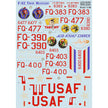 Print Scale 48-064 Decal F-82 Twin Mustang Scale 1:48 for Aircraft Plastic model kit