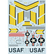 Print Scale 48-066 Decal F-86E Sabre Technical stencils Scale 1:48 for Aircraft Plastic model kit