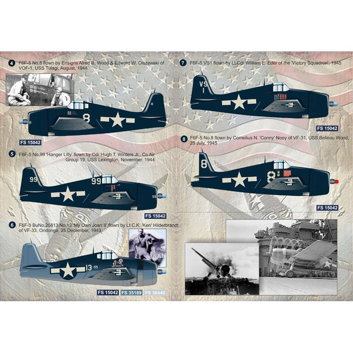 Print Scale 48-071 Decal Grumman F6F Hellcat Scale 1:48 for Aircraft Plastic model kit
