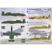 Print Scale 48-072 Decal A-10 Thunderbolt II Part 1 Scale 1:48 for Aircraft Plastic model kit